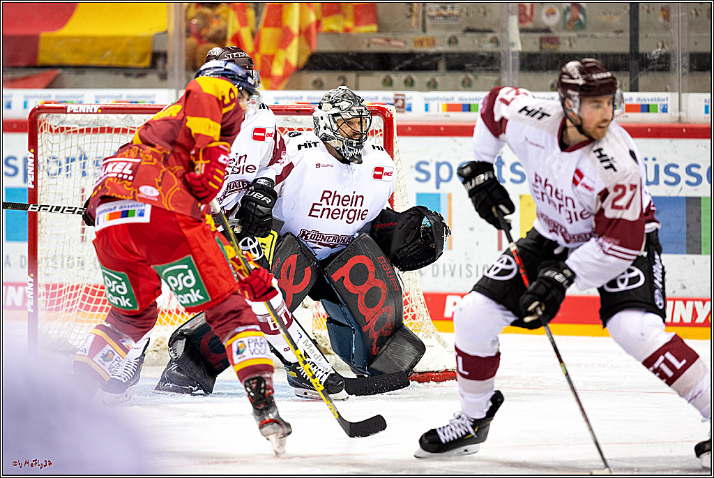 PENNY DEL;  Duesseldorfer EG - Koelner Haie; Duesseldorf, 21.02.2021